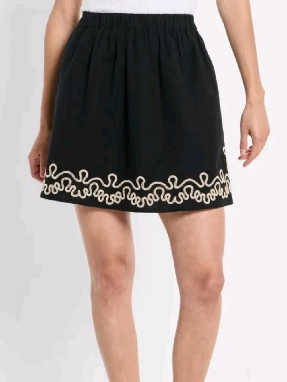 Future Collective Linen Blend Skirt